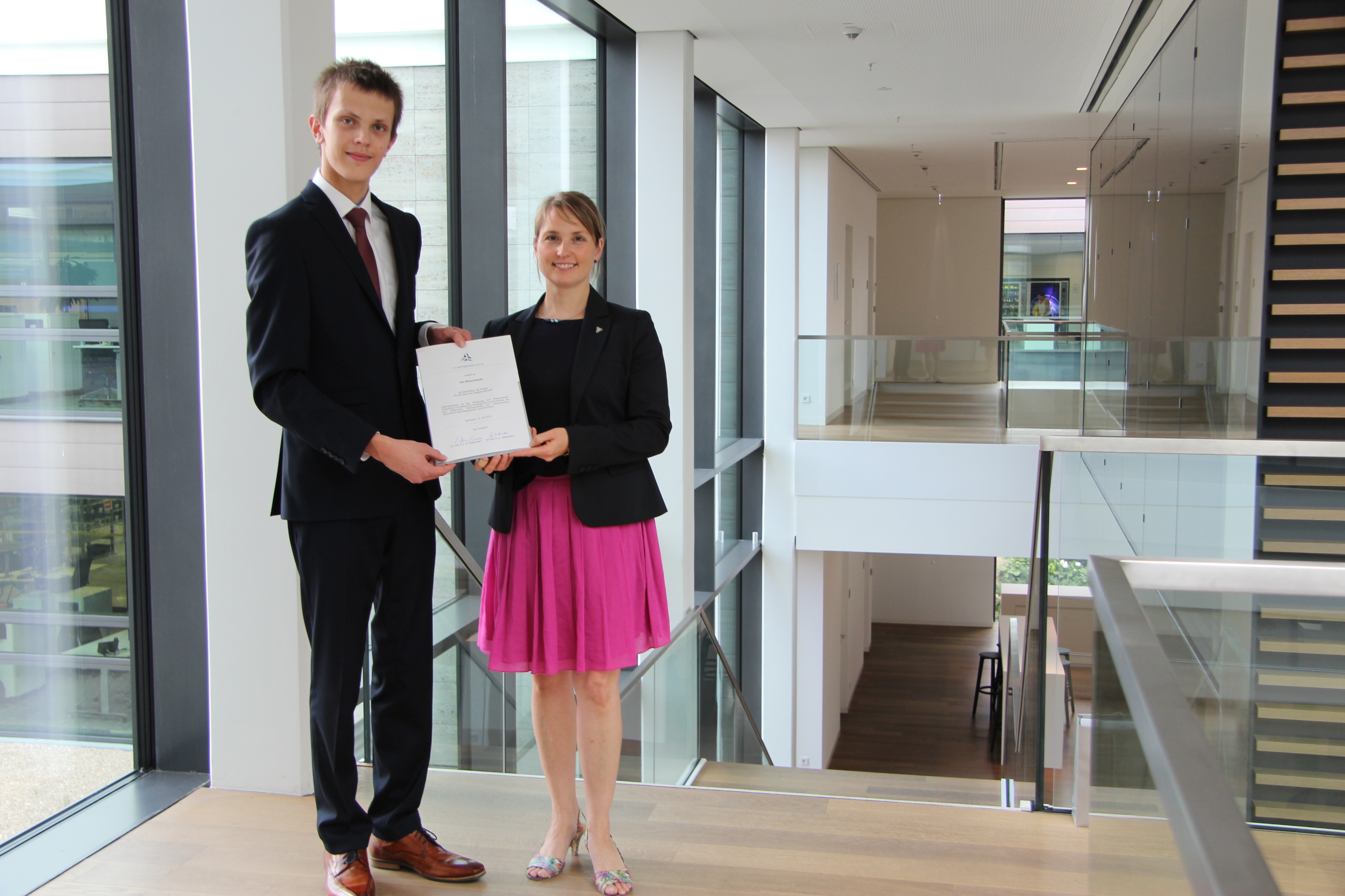 Jan Braunwarth mit Dr. Anna-Katharina Wittenstein